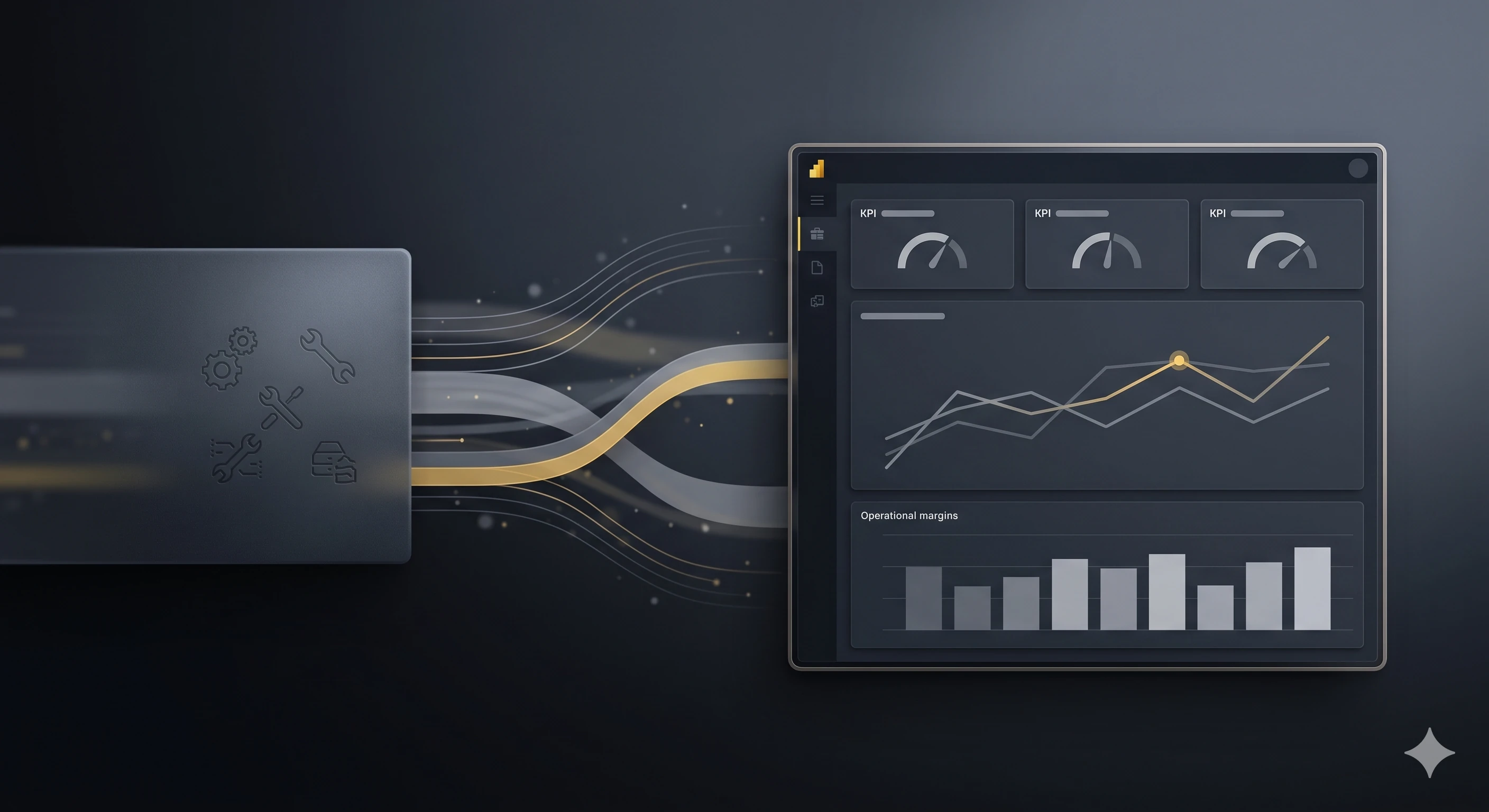 Simpro data visualised in a Microsoft Power BI report